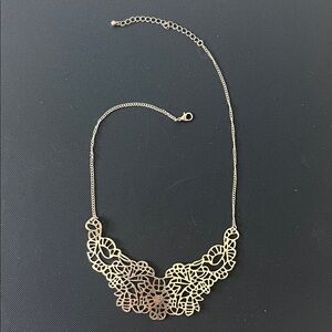 Elegant Gold Statement Necklace